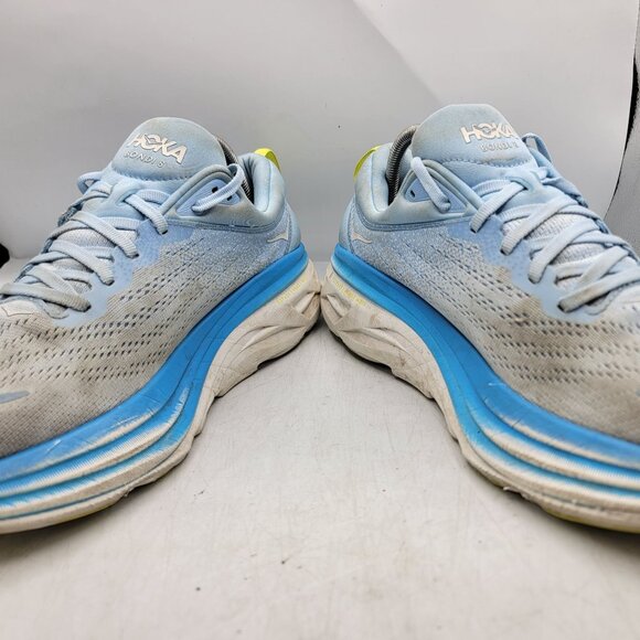 Hoka One One Bondi 8 Mens 10.5 D Shoes Blue Running Gym Walking 1123202 ABDB - Picture 3 of 13